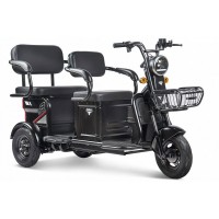 Электрический Трицикл Rutrike Трансформер Trike Черный