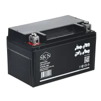 Аккумулятор стартерный для мототехники SKN YTX7A-BS [12V/7Ah/105A) (UTX7A-BS, CT 1207, MT 1207]
